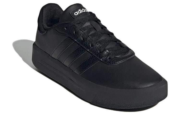 (WMNS) adidas Court Platform 'Black' GV8995