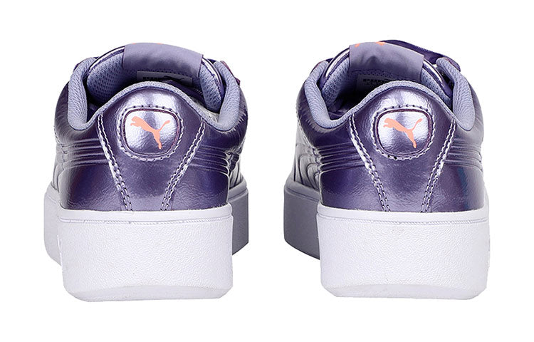 (WMNS) PUMA Vikky Stacked Ribbon P Shoes Purple/White 369728-02