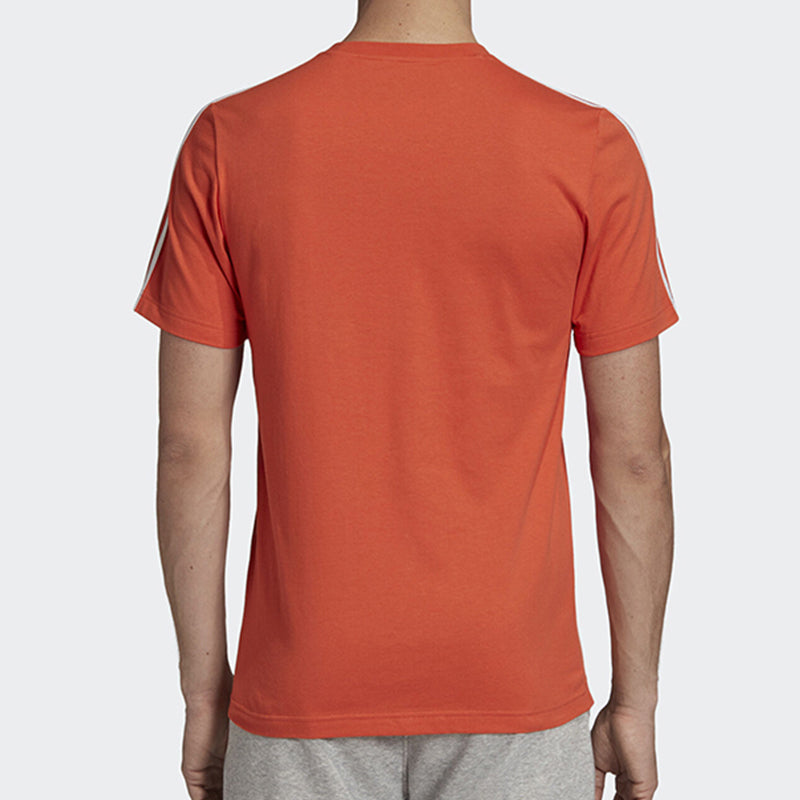 adidas Classic Stripe Logo Round Neck Training Short Sleeve FM6231