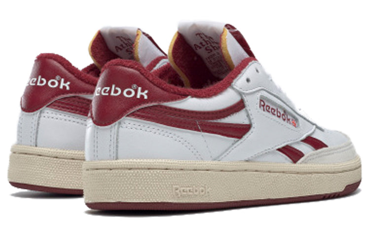 (WMNS) Reebok Club C Revenge Sneakers White/Red FW7804