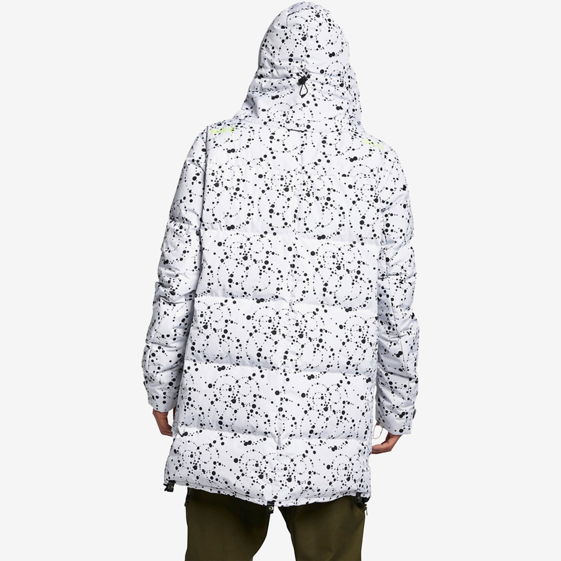 Men's Nike Lab Acg Down-fill Hooded Down Jacket 'White Black' AQ3517-100