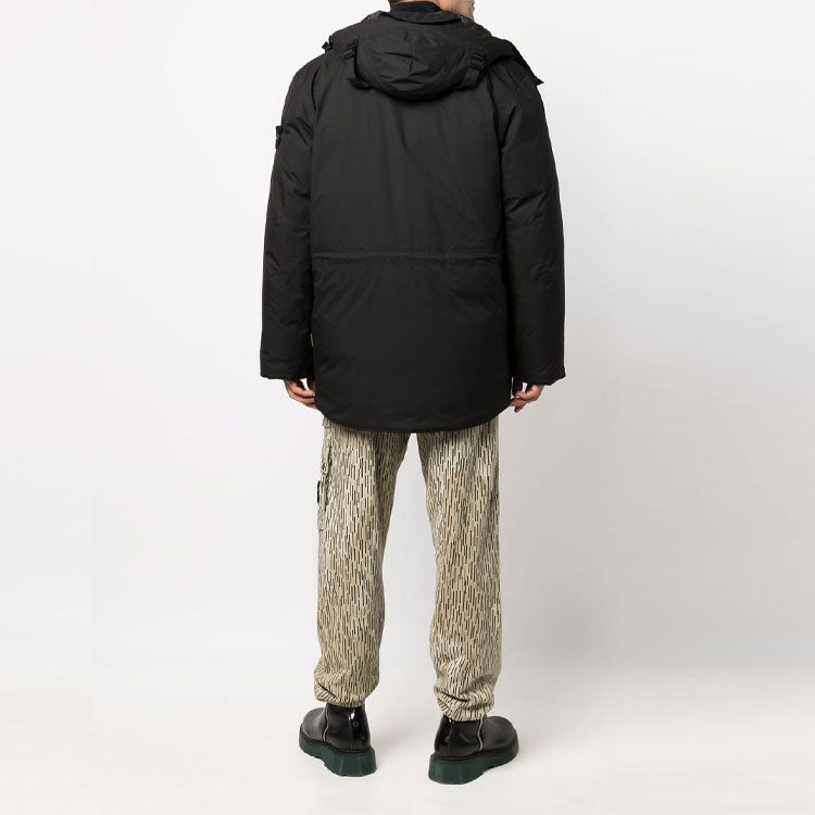 STONE ISLAND Ripstop Gore-tex Con Paclite Product Technology Down Jacket 'Black' 751540330-V0029