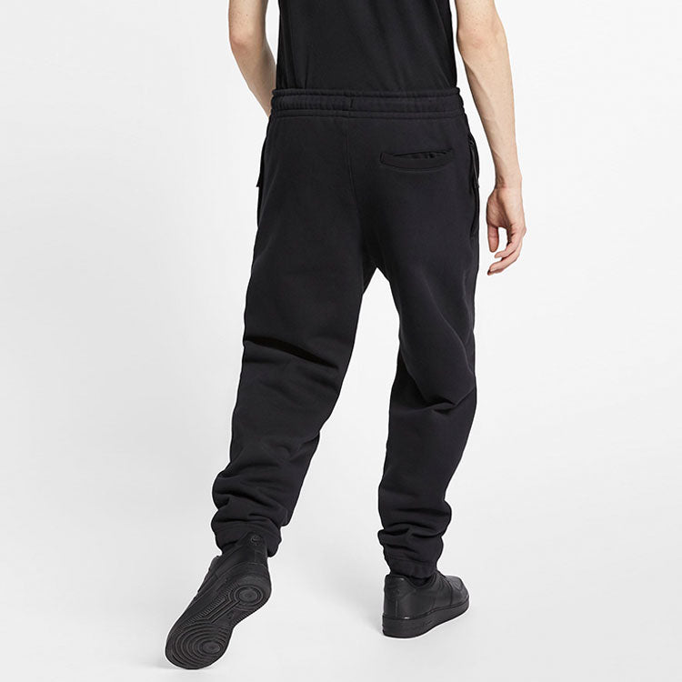 Men's Nike Embroidered Logo Fleece Casual Sports Pants/Trousers/Joggers AV8279-010