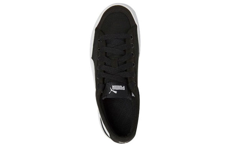 PUMA Smash v2 Vulc CV 'Black White' 365968-01