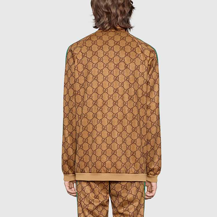 Gucci GG Plain Knit Jacket For Men Brown 523488-X9V34-2035