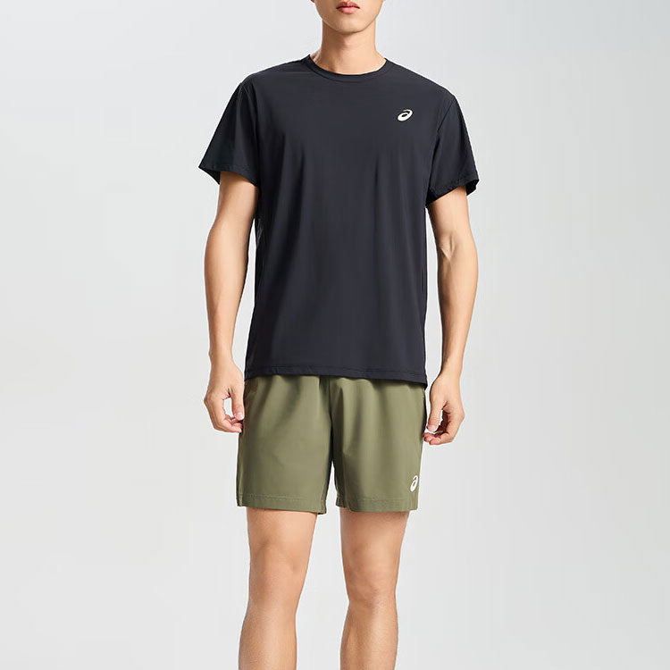 ASICS Short Sleeved Running Top Asia Sizing 'Performance Black' 2011D073-001