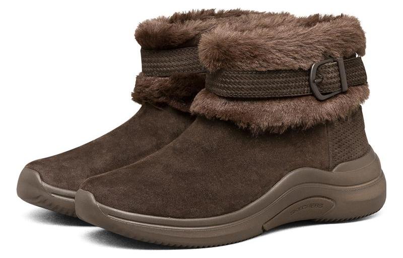 (WMNS) Skechers On-The-Go Midtown 'Brown' 144255-CHOC