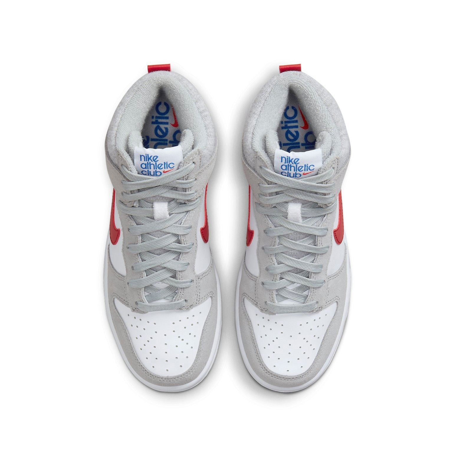 (GS) Nike Dunk High SE 'Athletic Club - Light Smoke Grey Gym Red' DH9750-001