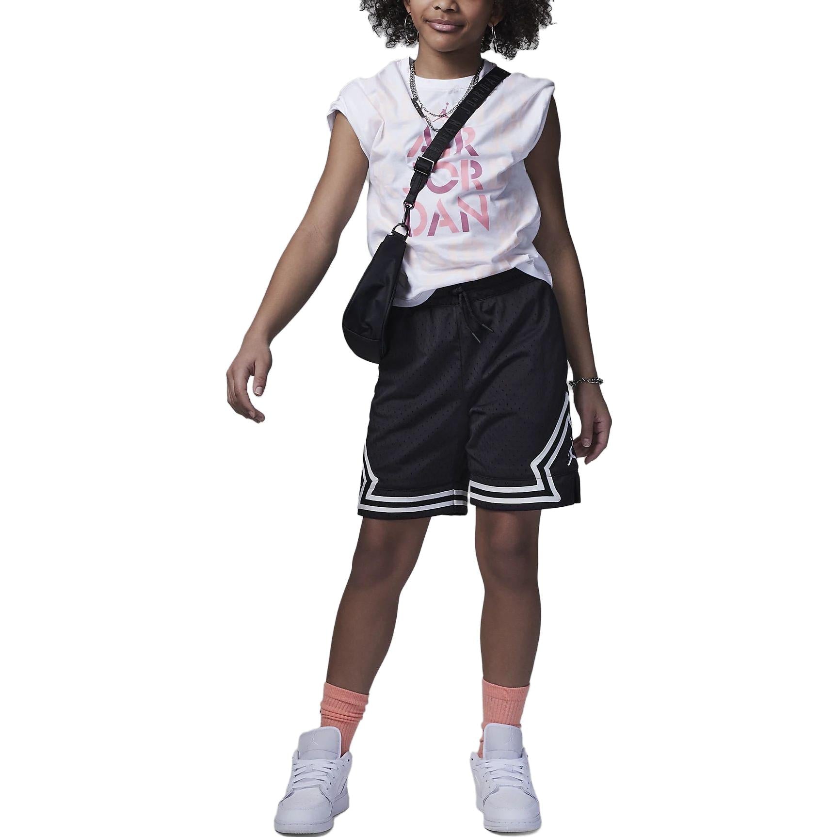 (GS) Air Jordan Focus T-Shirt 'White' 45C401-001