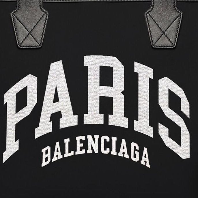 (WMNS) Balenciaga Cities Paris Jumbo Small Tote Bag 'Black' 6920682106M1199