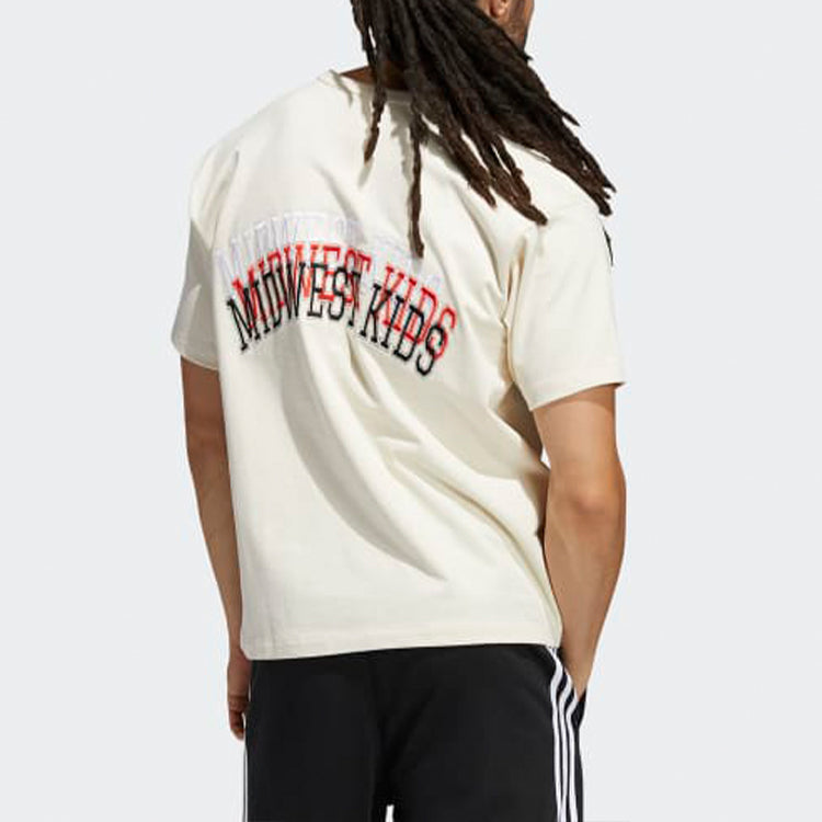 adidas originals Casual Sports Breathable Round Neck Short Sleeve White H62577
