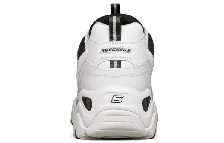 Skechers D'lites 2.0 Running Shoes White/Black 666157-WHT
