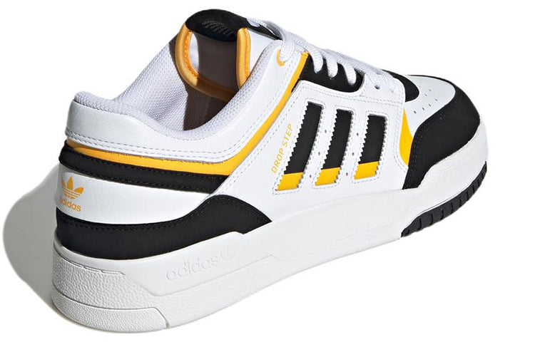 adidas originals Drop Step Low 'White Black Yellow' GW9727
