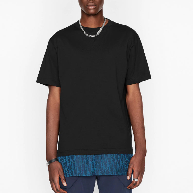 Dior Oblique T-Shirt 'Blue' 113J632A0677-C585