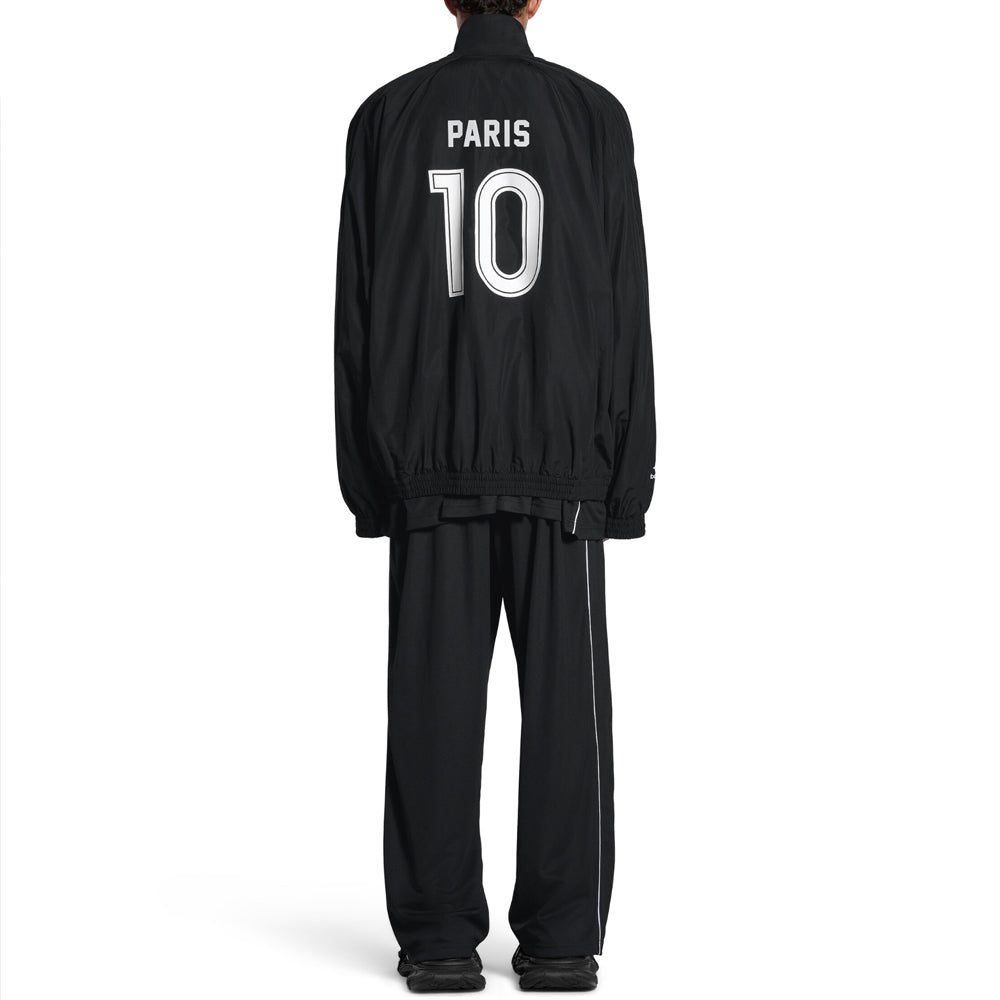 Balenciaga Paris Soccer Tracksuit Jacket 'Black' 780884TPQ381000