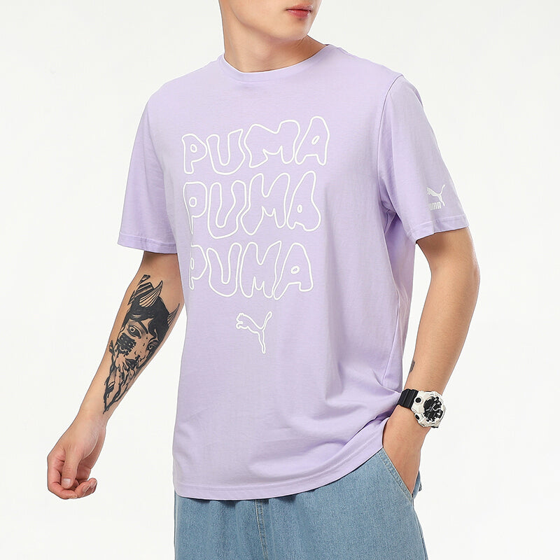 PUMA Summer Graphic T-Shirt 'Purple' 532612-16