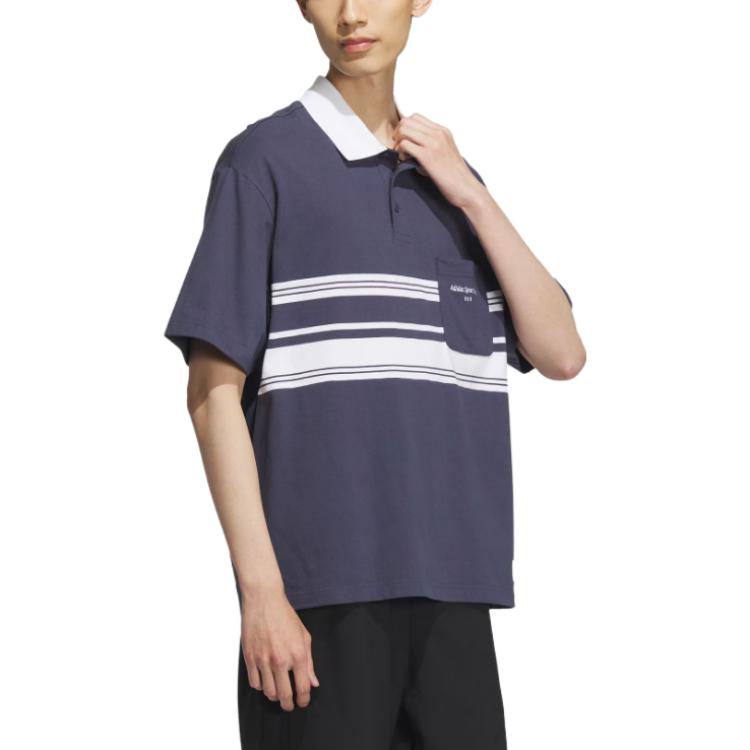 adidas SPW SS Polo Shirts 'Navy White' IS4945
