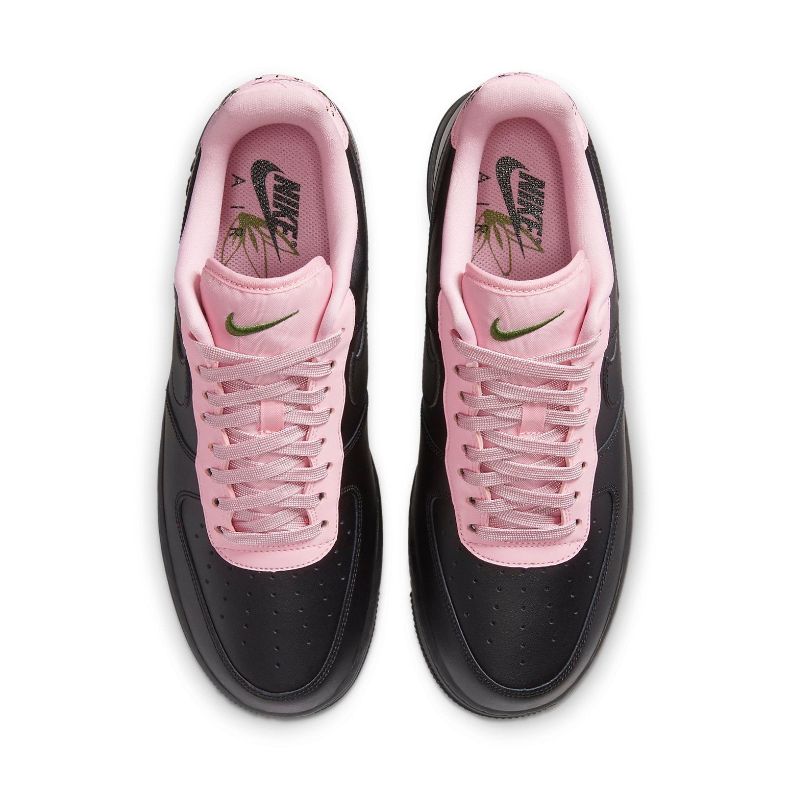 Nike Air Force 1 '07 LV8 'Black Pink Quilted Heel' CJ1629-001