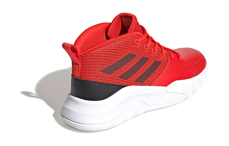 (GS) adidas Own The Game Wide J 'Active Red' EF0306