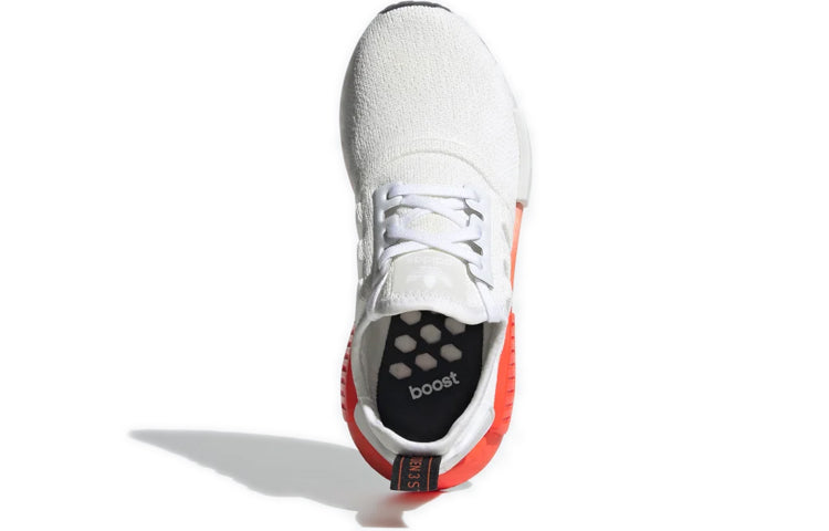 (GS) adidas NMD_R1 J 'Fading Glitch - White Solar Red' EF5860