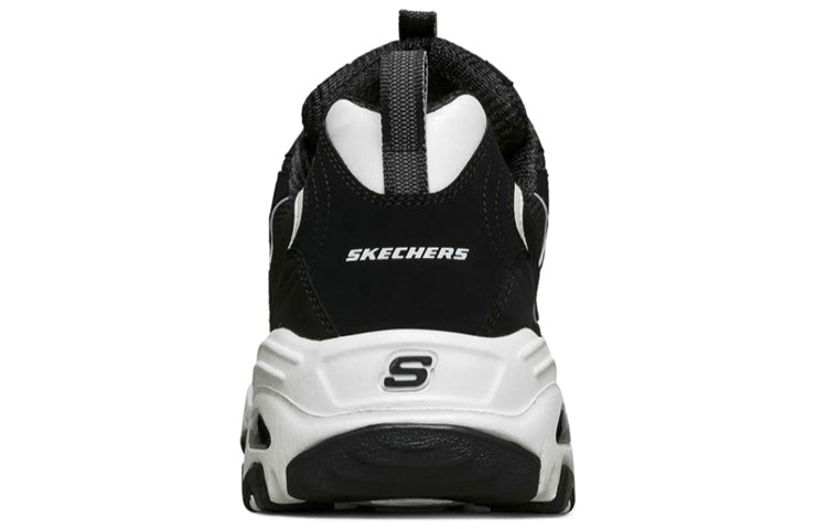 Skechers D'lites Running Shoes Black/White 52675-BLK