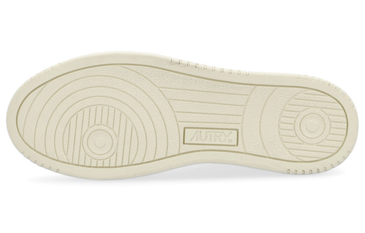 (WMNS) Autry open Low Leather Suede 'White' AOLW-CE10