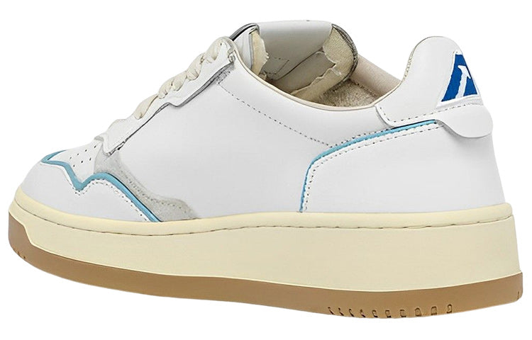 (WMNS) Autry Open Low Leather 'White Azure' AOLW-CE18