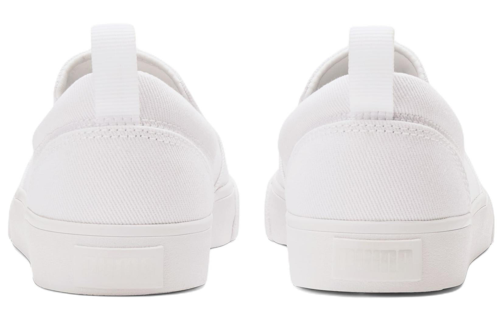 (WMNS) PUMA Bari Slip-On 'White Silver' 384629-01