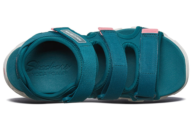 (WMNS) Skechers D lites 2.0 Fashion Leisure Sandal Blue/Green 88888342-TEAL