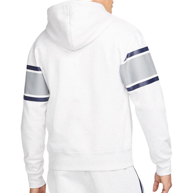 Men's Jordan Paris Saint-Germain   Zipper Fleece Hooded Long Sleeves Jacket  White DB6481-051