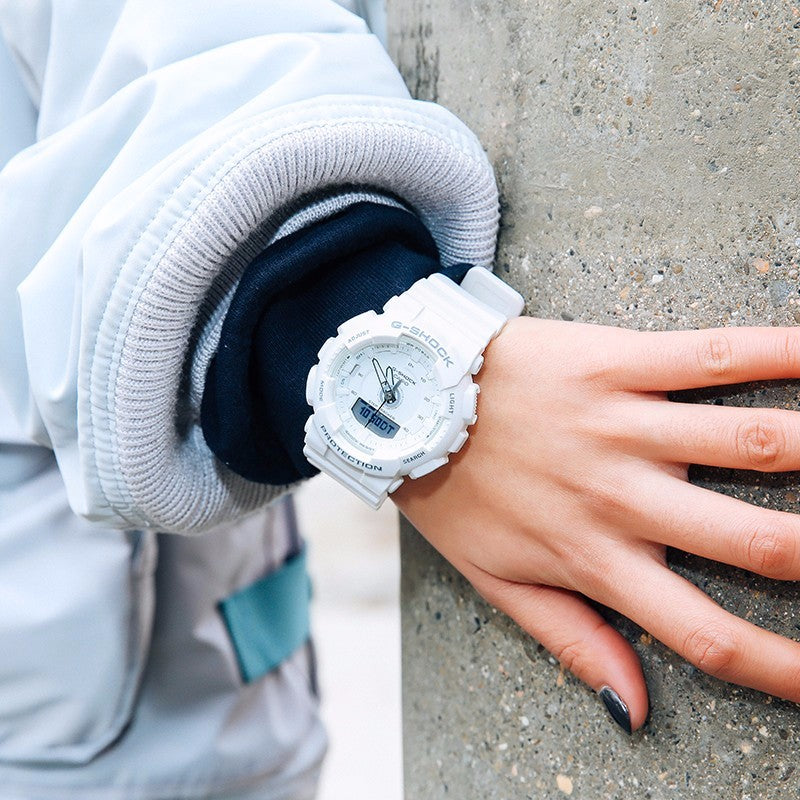 CASIO G-Shock Analog-Digital 'White' GMA-S130-7APR