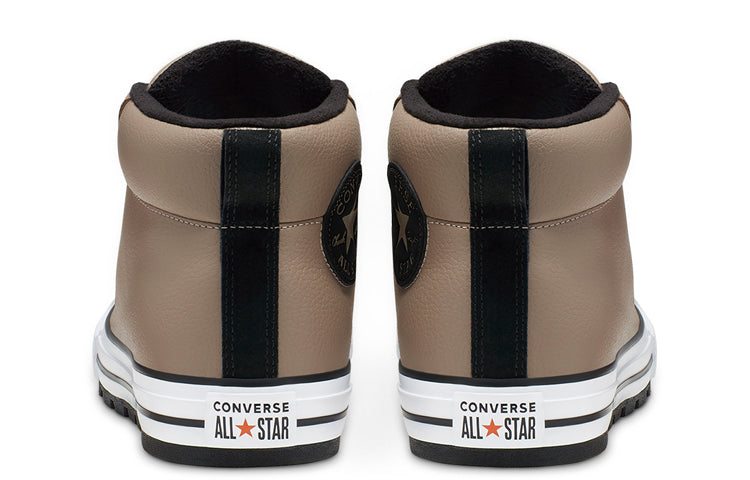 Converse Chuck Taylor All Star Street Leather Mid Top Grey/White 166072C