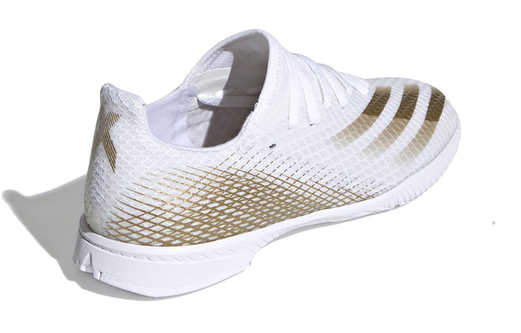 (PS) adidas X Ghosted.3 IN 'White Metallic Gold Melange' EG8225