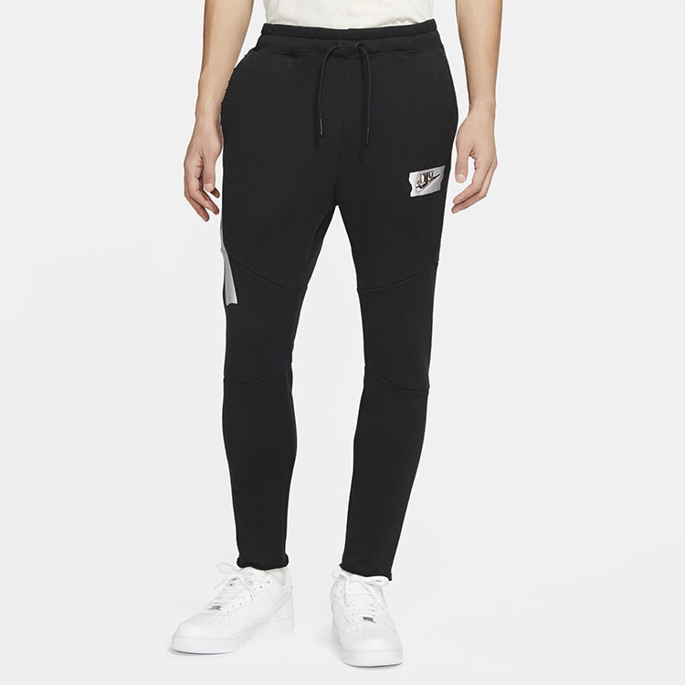 Nike As M Nsw Punk Pant Drawstring Knit Running Sports Long Pants Black CU4270-010