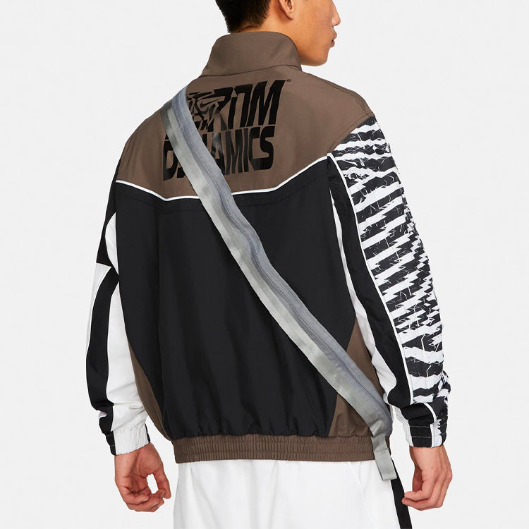 Men's Nike x ACRONYM Crossover Mesh Sports Jacket Us Edition Brown CU0465-100
