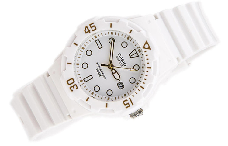 CASIO Waterproof Sports White Analog LRW-200H-7E2