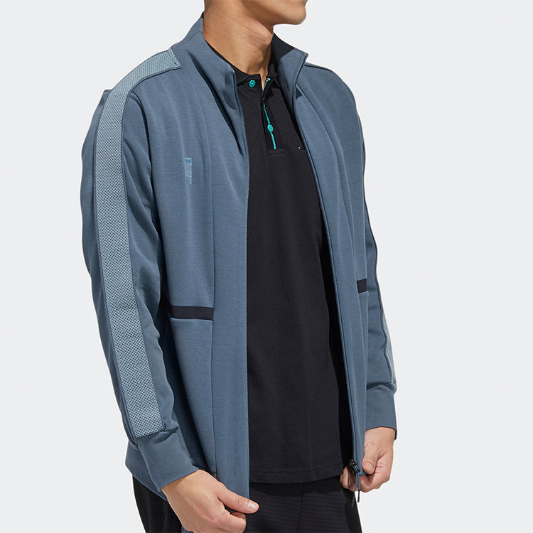 adidas Cozy Sports Stand Collar Jacket Blue FM9357