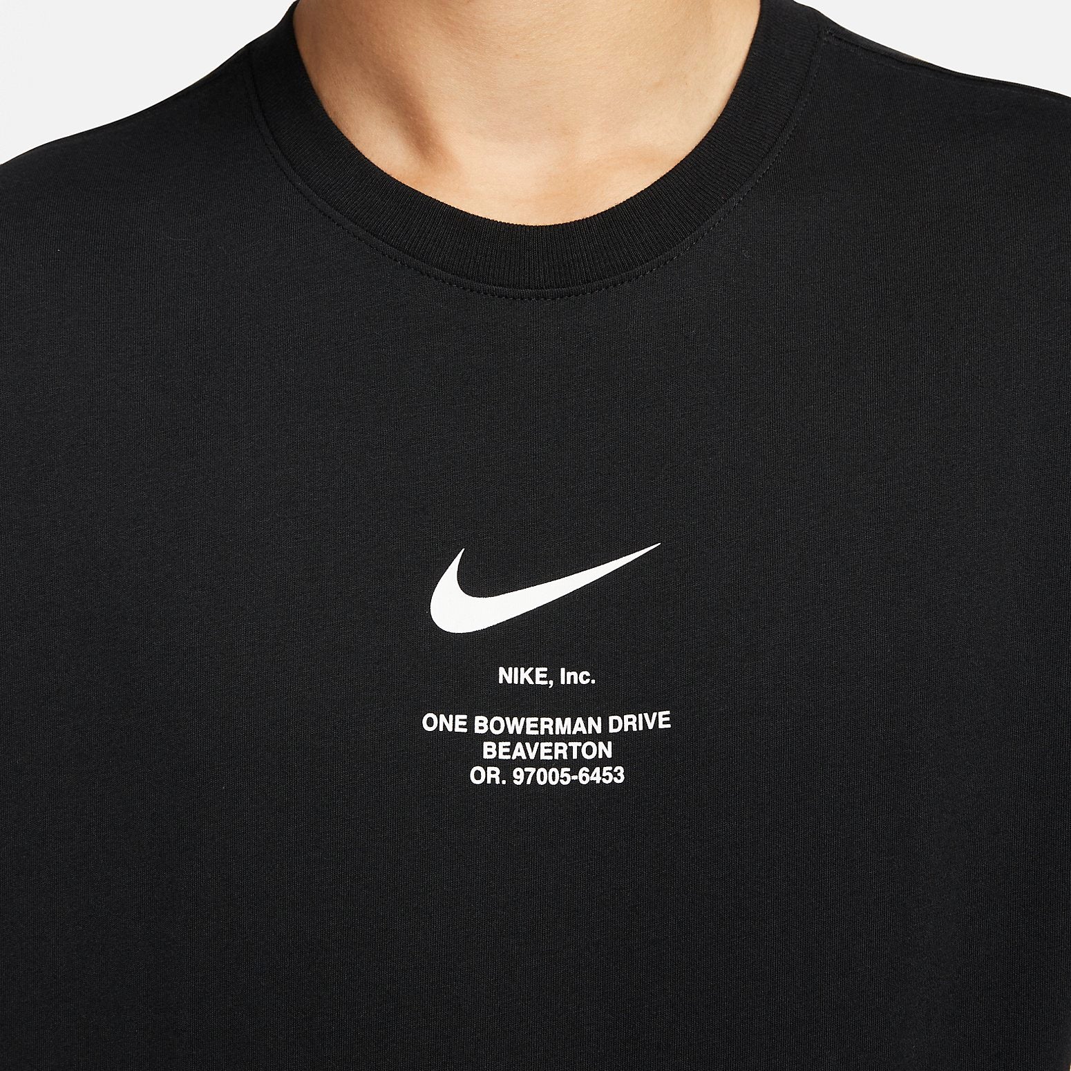 Nike NSW Swoosh T-Shirt 'Black' DZ2881-010