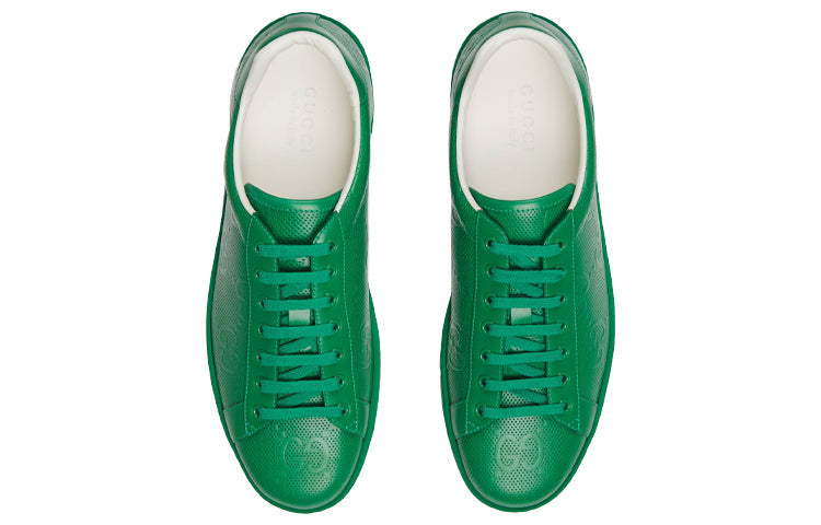 Gucci Ace Series G Printing Sports Shoe 'Green' 625787-1XK10-3727