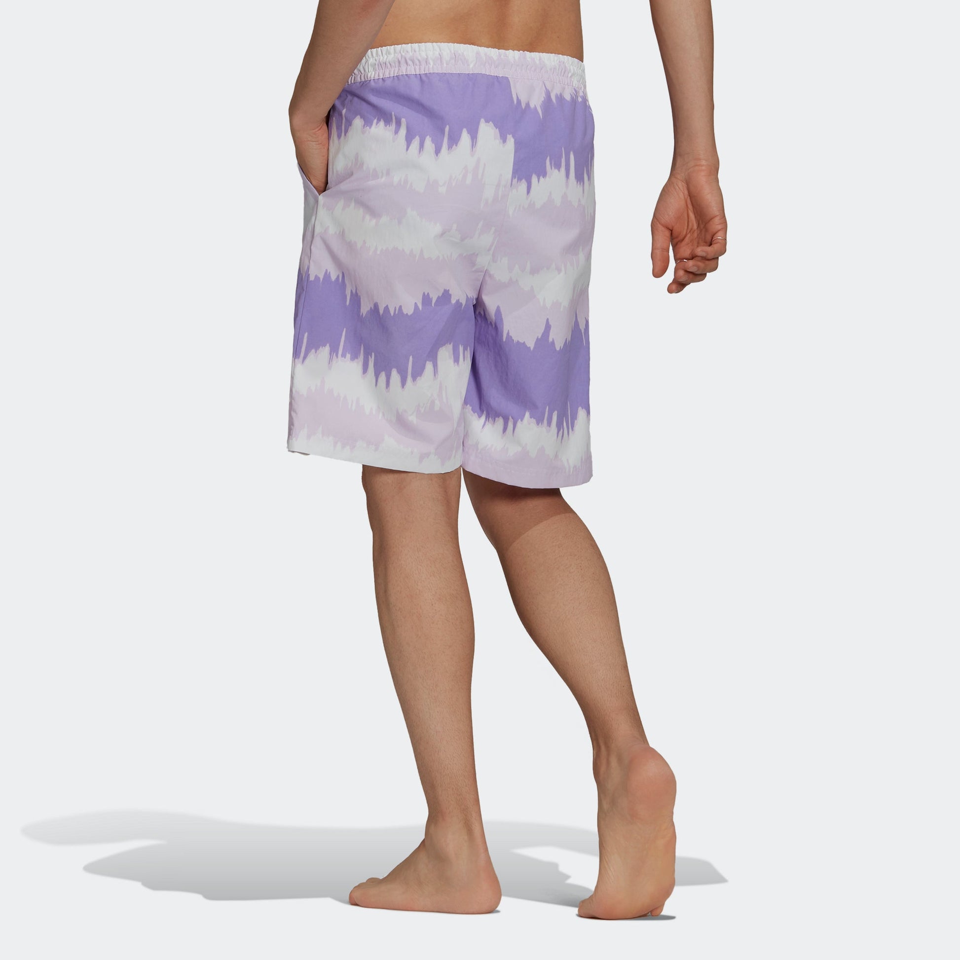 adidas originals Adv Aop Shorts Woven Contrasting Colors Sports Purple GN2346