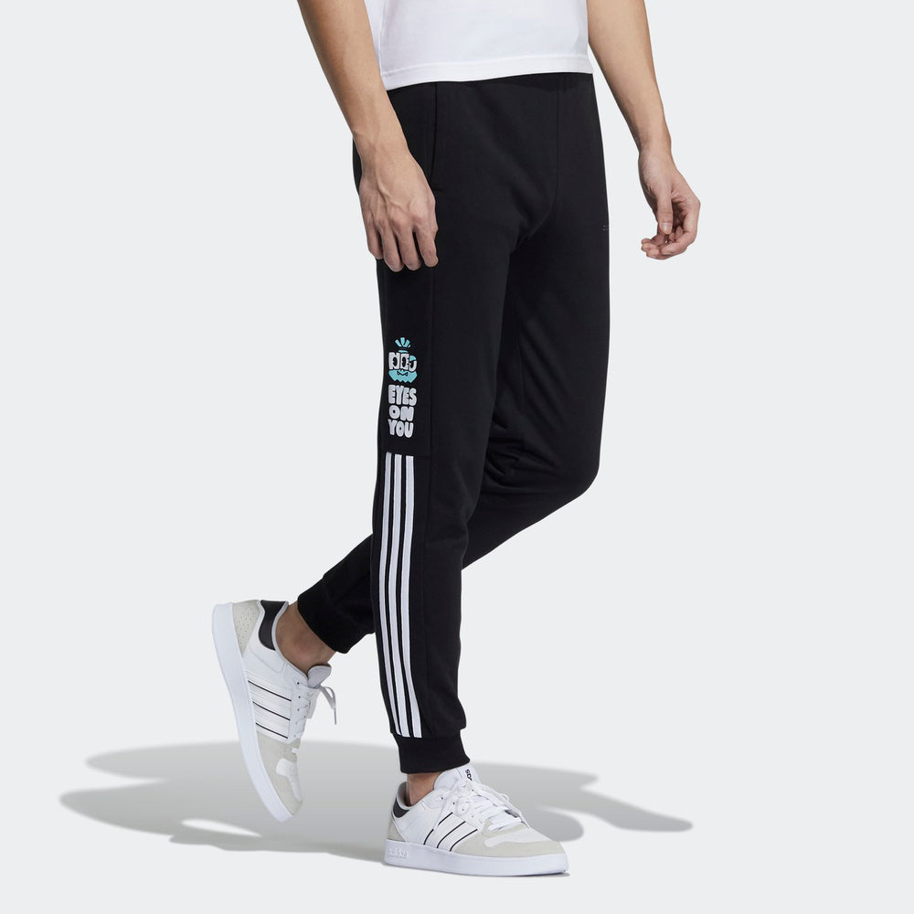adidas neo M Freye Tp Stripe Bundle Feet Sports Long Pants Black GP5645