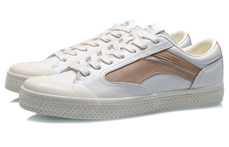 Li-Ning Wave Vintage 2020 Paris Fashion Week 'White Beige' AGCP315-4
