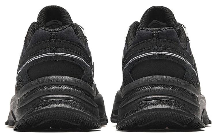 (WMNS) ANTA Chunky Shoes 'Black Silver' 922348806-2