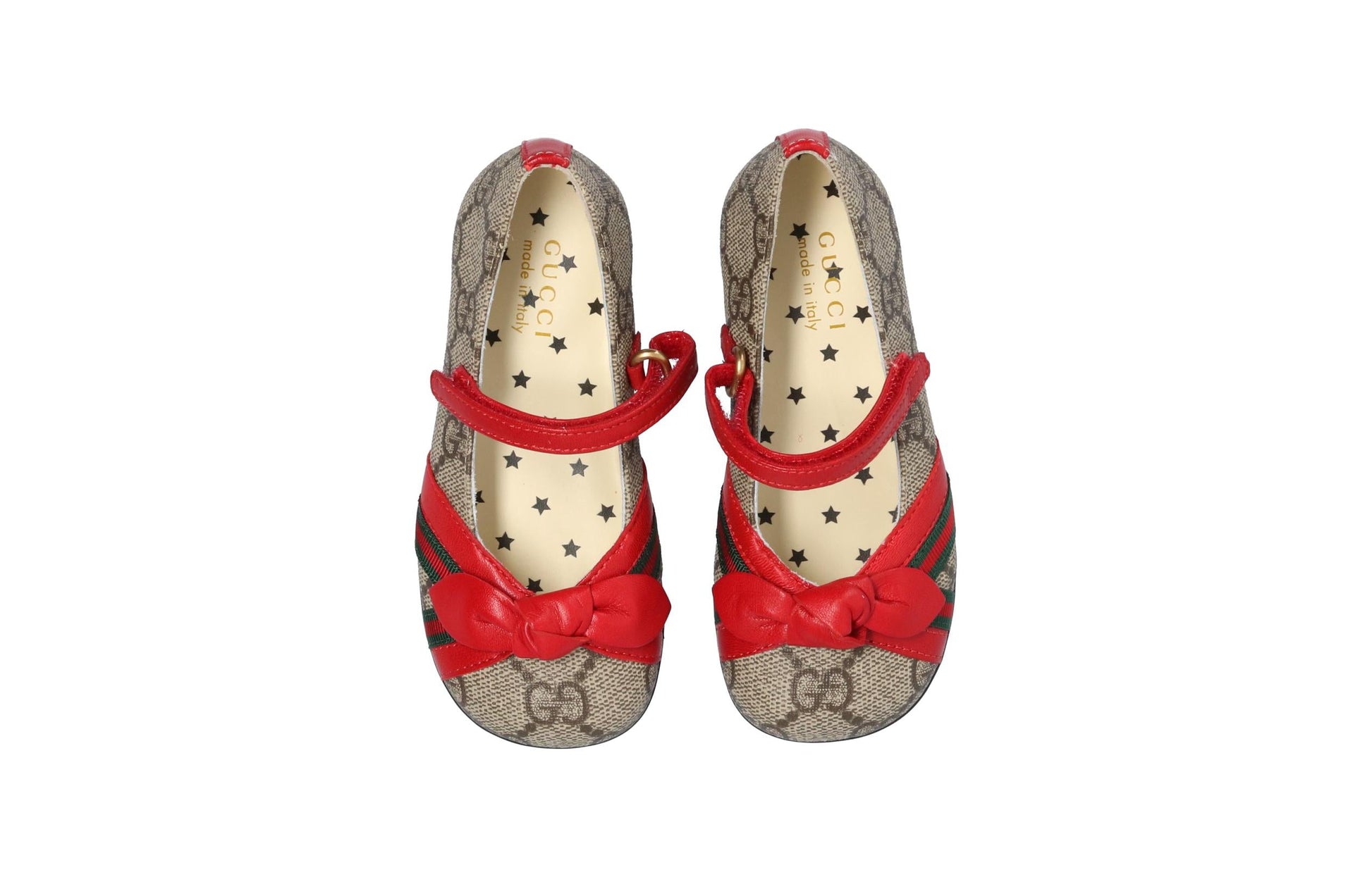 (TD) Gucci GG Ballet Flats 'Beige Ebony' 649033-2OQ40-9766