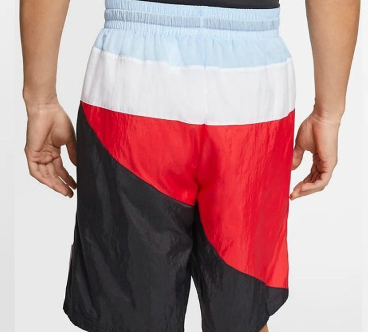 Nike Flight Contrasting Colors Sports Shorts Black Red Blue Blackredblue BV9413-011