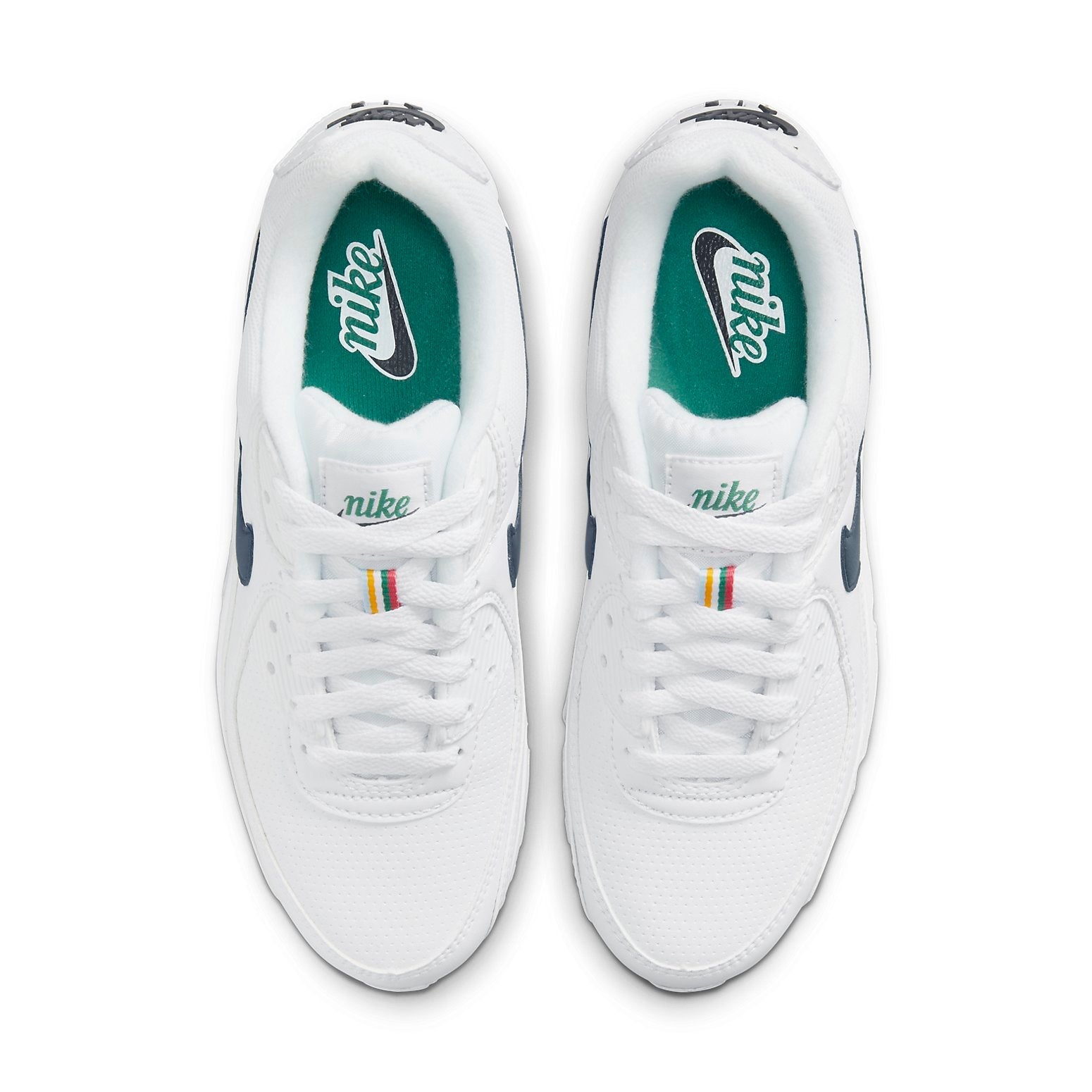 (WMNS) Nike Air Max 90 'White Racer Blue' DH1316-101