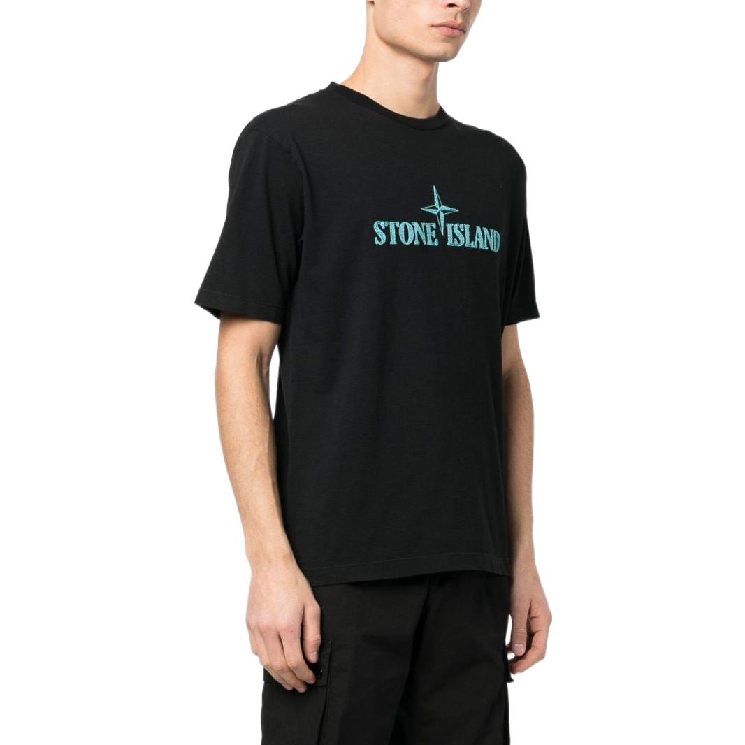STONE ISLAND Script T-shirt 'Black' 781521579-V0029