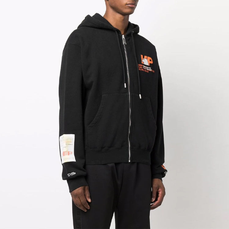 HERON PRESTON Zip Heron Gum Jacket 'Black' HMBE007F21JER0021040