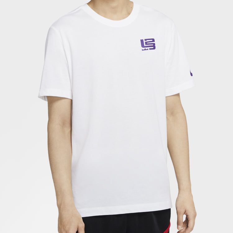 Nike Strive for greatness LeBron James Round Neck Short Sleeve White CV1058-100