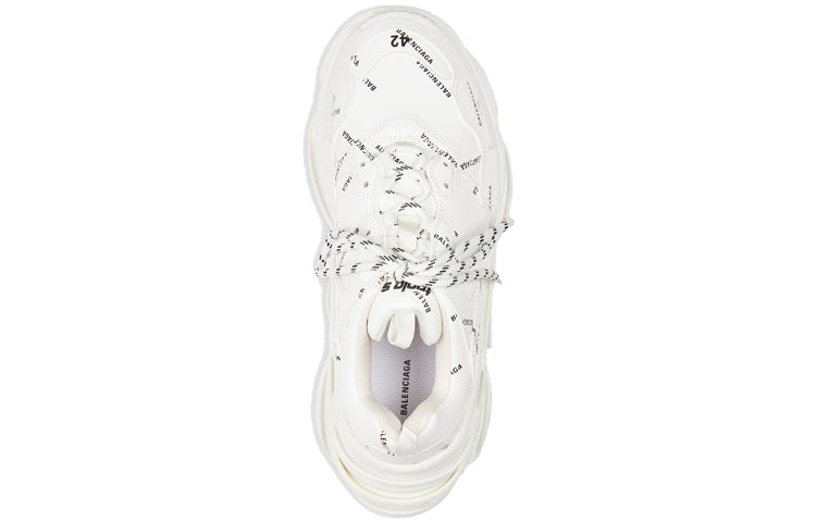 Balenciaga Triple S Sneaker 'Allover Logo - White' 536737W2FA19010